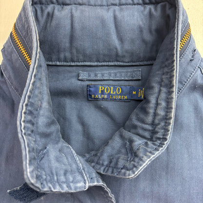 Navy Blue Military Army Parka Jacket  - M