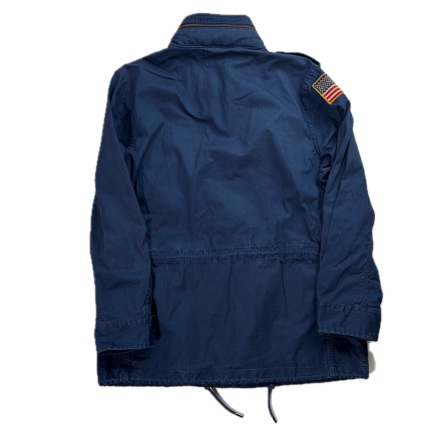 Navy Blue Military Army Parka Jacket  - M