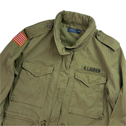 Polo Ralph Lauren Green Army Military Field Jacket - XL