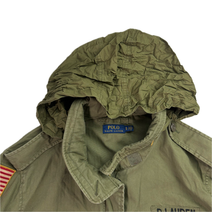 Polo Ralph Lauren Green Army Military Field Jacket - XL