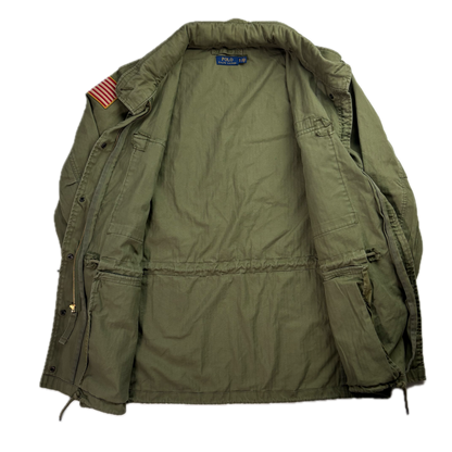 Polo Ralph Lauren Green Army Military Field Jacket - XL