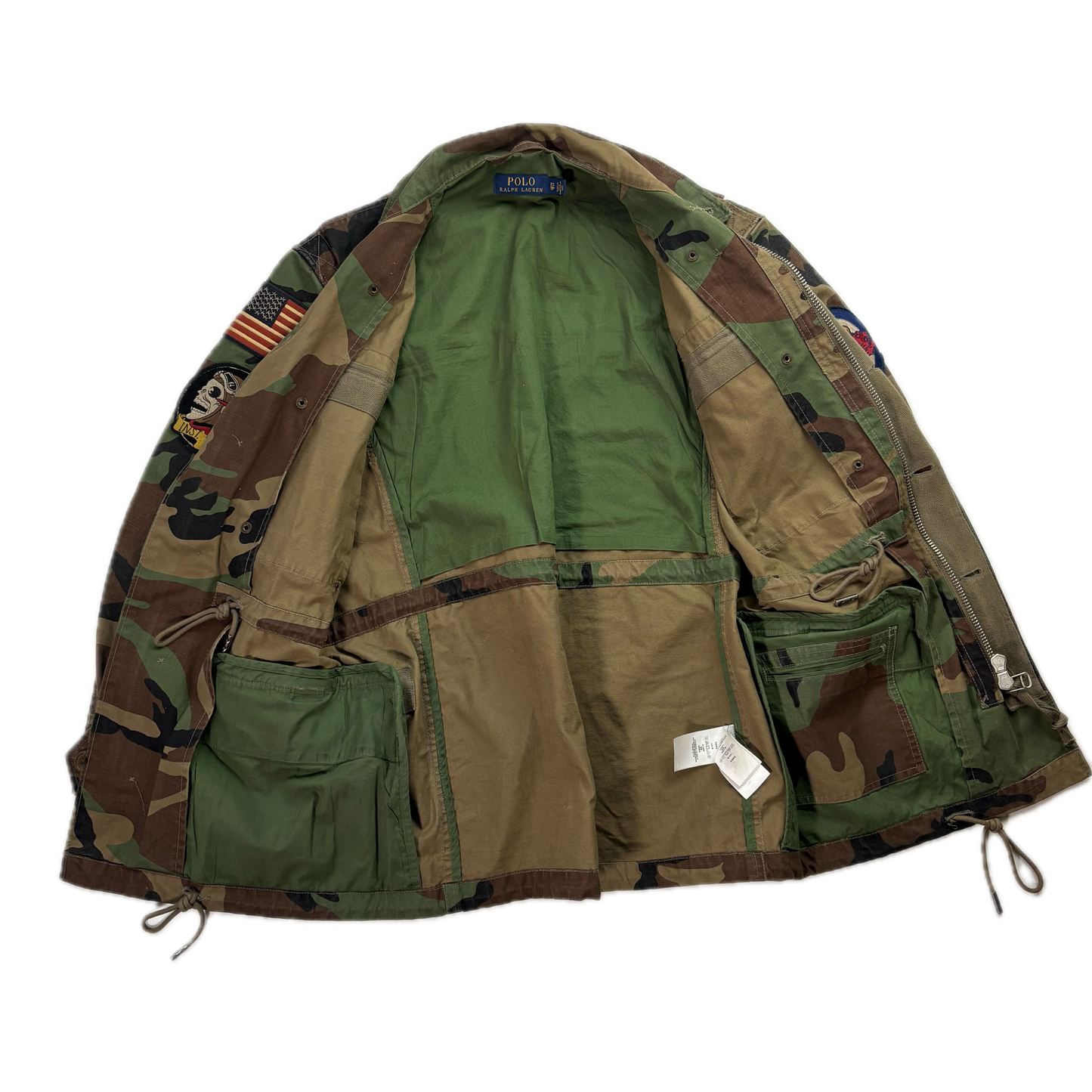 Polo Ralph Lauren Camo Military Jacket Parka Field - XS