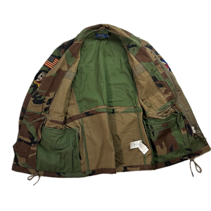 Polo Ralph Lauren Camo Military Jacket Parka Field - XS