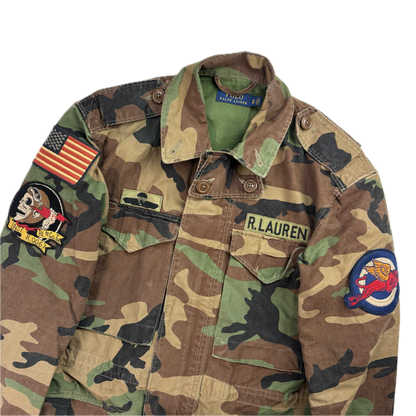 Polo Ralph Lauren Camo Military Jacket Parka Field - XS