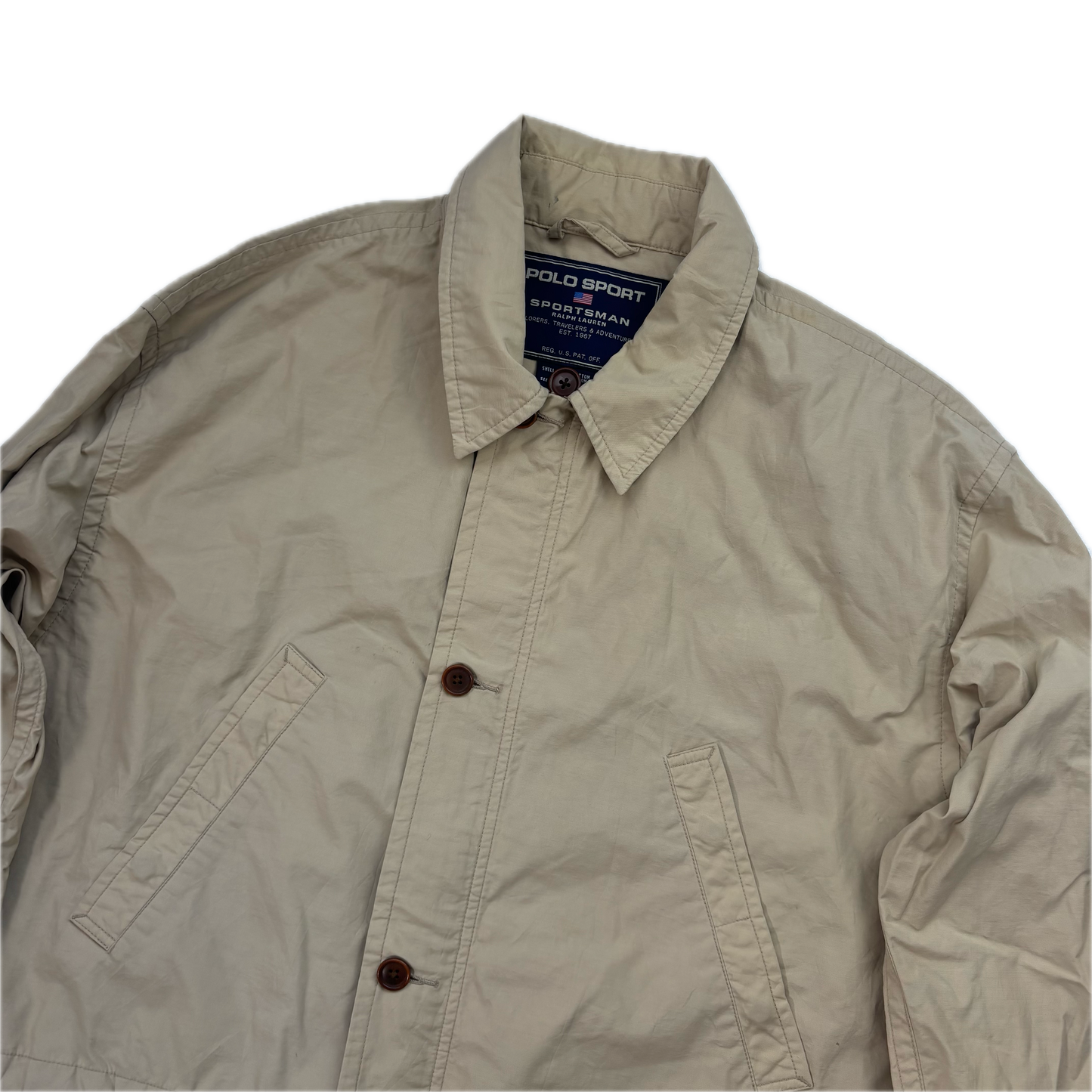 Ralph Lauren Polo Sportsman Beige Field Jacket - L