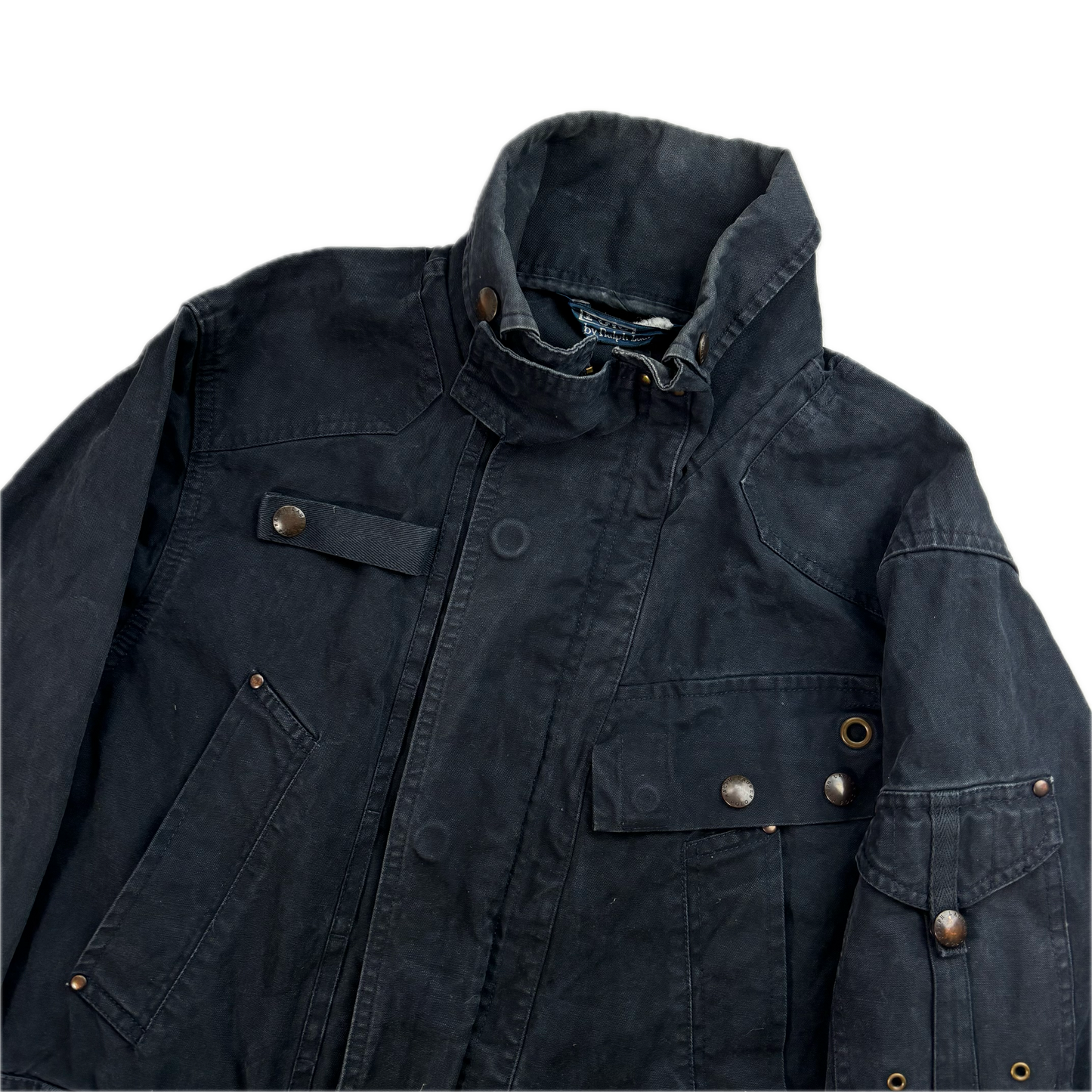 Polo Ralph Lauren Navy Blue Utility Jacket Military - M