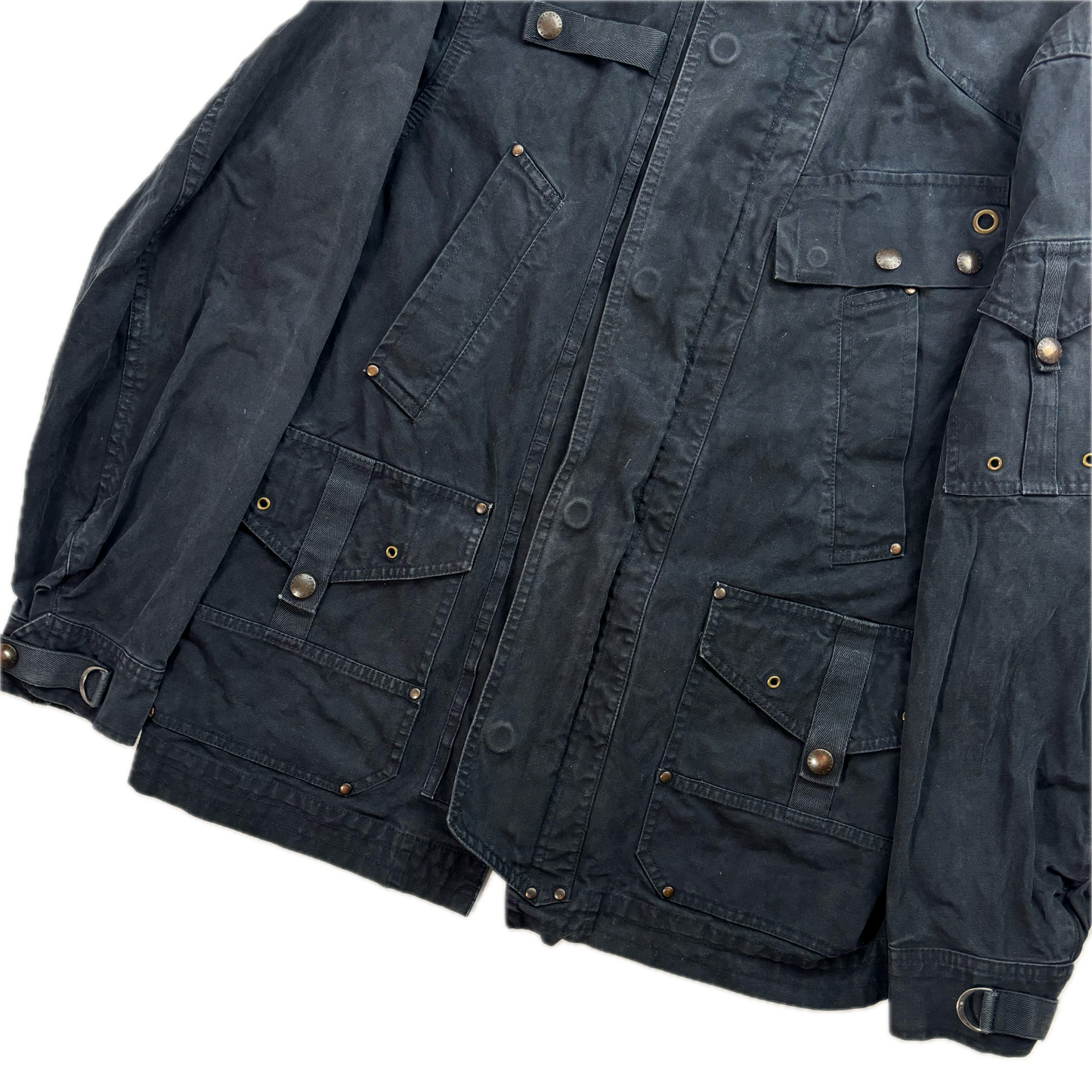 Polo Ralph Lauren Navy Blue Utility Jacket Military - M