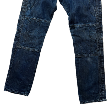 Ralph Lauren Black Label Jeans Biker Motorcycle Denim - 33x32