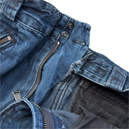 Ralph Lauren Black Label Jeans Biker Motorcycle Denim - 33x32