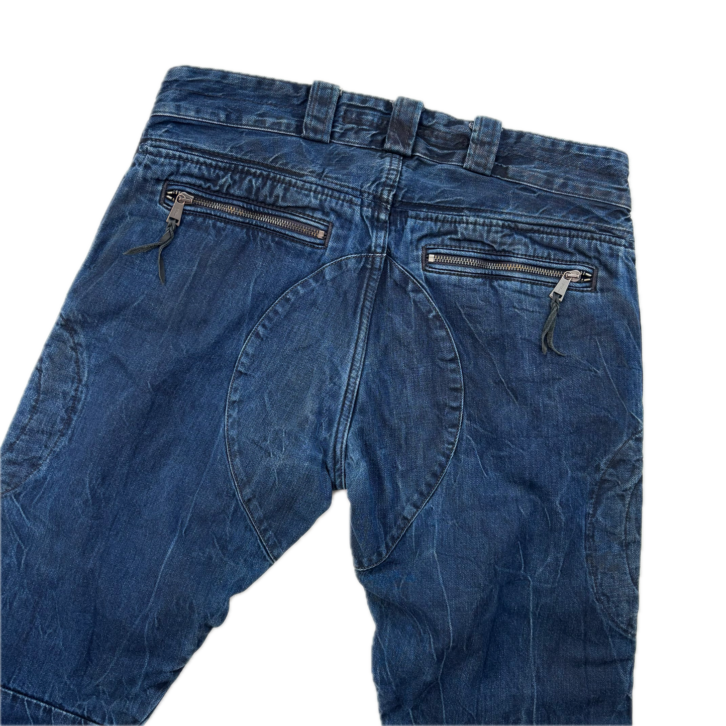 Ralph Lauren Black Label Jeans Biker Motorcycle Denim - 33x32