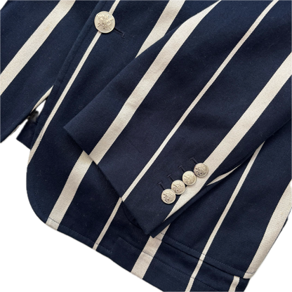 Polo Ralph Lauren Navy Striped Rowing Sports Jacket Blazer - 46 (42)