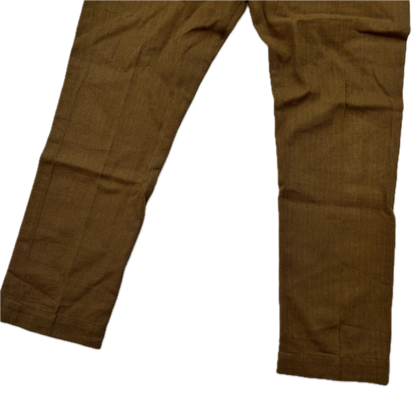 RRL Ralph Lauren Khaki Green Chinos Trouser  (Cotton / Wool) - 30x30