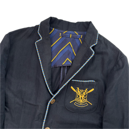 Polo Ralph Lauren Navy Rowing Crest Sports Jacket Blazer - S