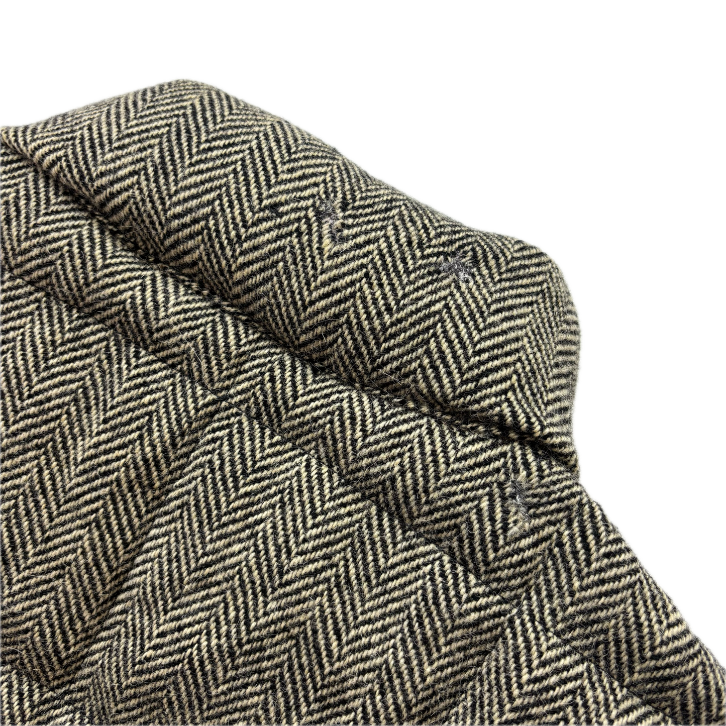 Polo Ralph Lauren Grey Herringbone Body Warmer Gilet Down Vest (Wool) - XL