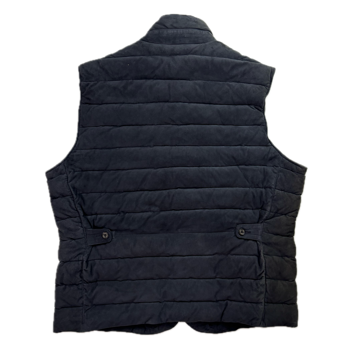 Polo Ralph Lauren Navy Suede Body Warmer Gilet  - L
