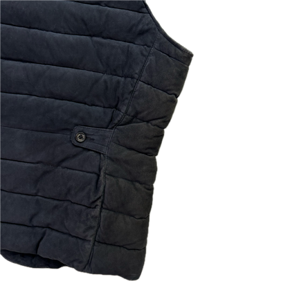 Polo Ralph Lauren Navy Suede Body Warmer Gilet  - L
