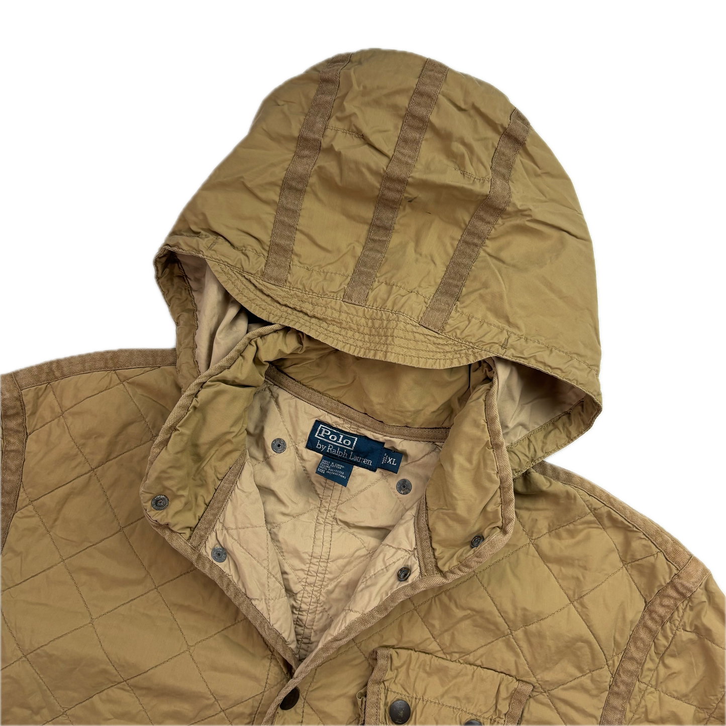 Polo Ralph Lauren Tan Quilted Liner Jacket  - XL