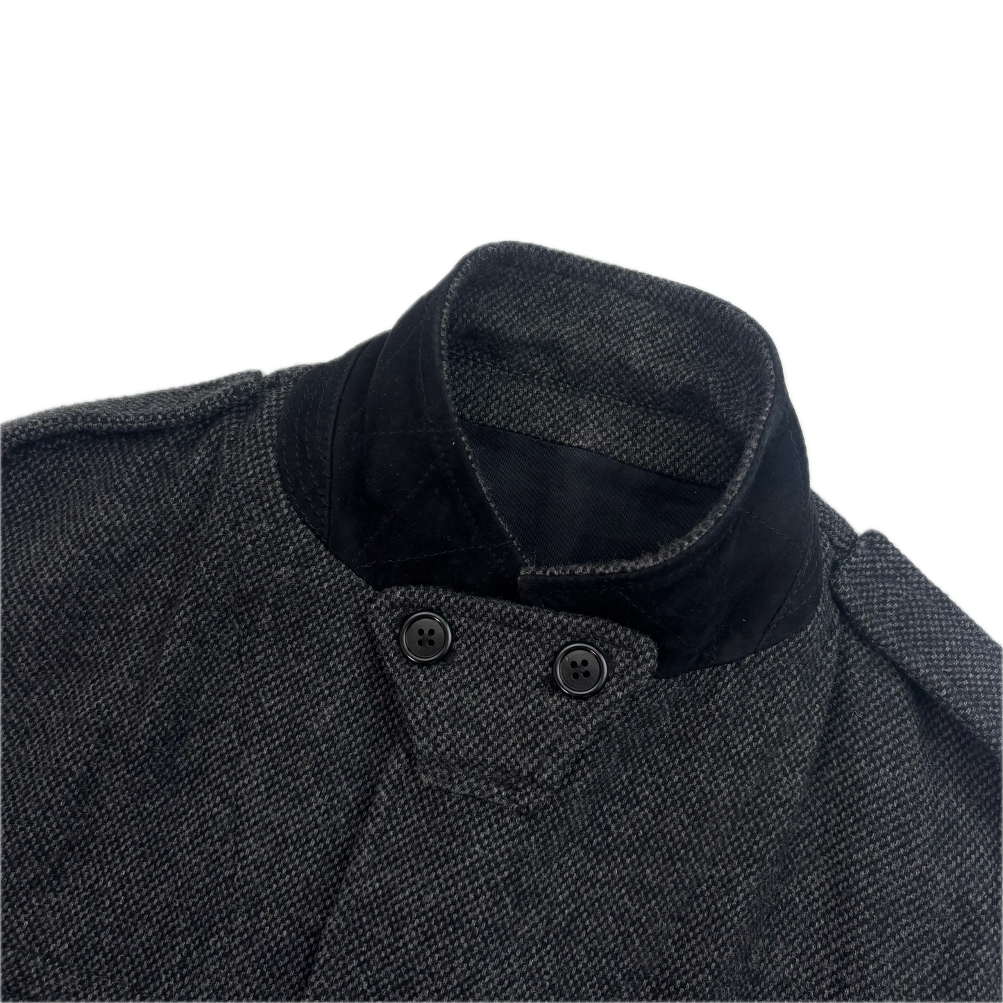Polo Ralph Lauren Grey Military Safari Sports Coat Blazer (Wool)  - M