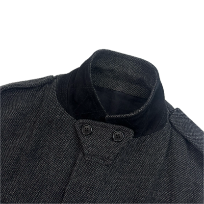 Polo Ralph Lauren Grey Military Safari Sports Coat Blazer (Wool)  - M