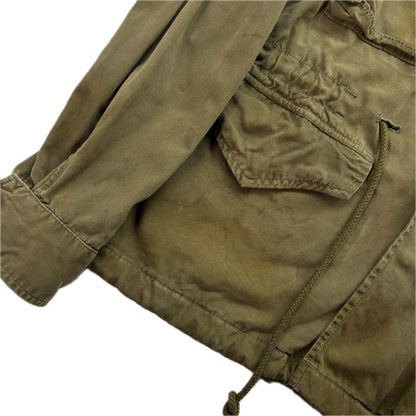 Denim Supply Green Military Parka Army Patch Jacket - S