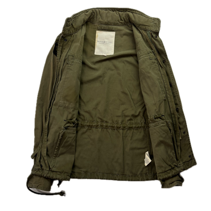 Denim Supply Green Military Parka Army Patch Jacket - S