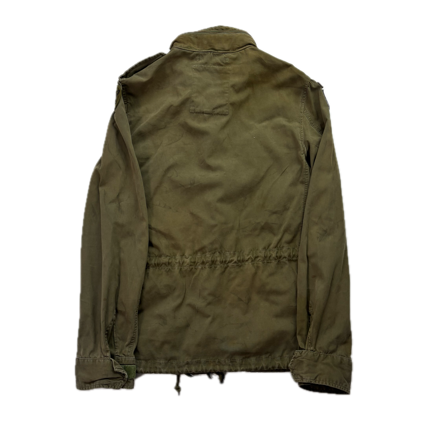 Denim Supply Green Military Parka Army Patch Jacket - S