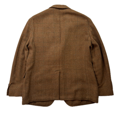 Polo Ralph Lauren Brown Tweed Blazer Sports Coat (Silk Wool) - 42R