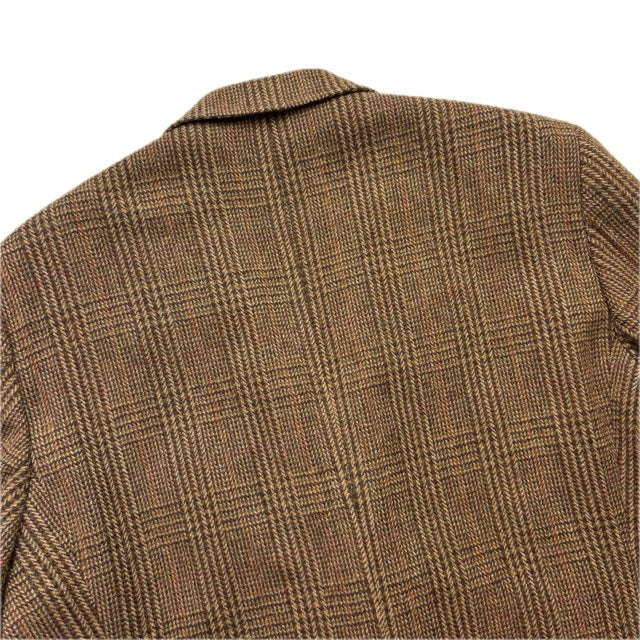 Polo Ralph Lauren Brown Glen Plaid Tweed Blazer Sports Coat (Wool) - 48