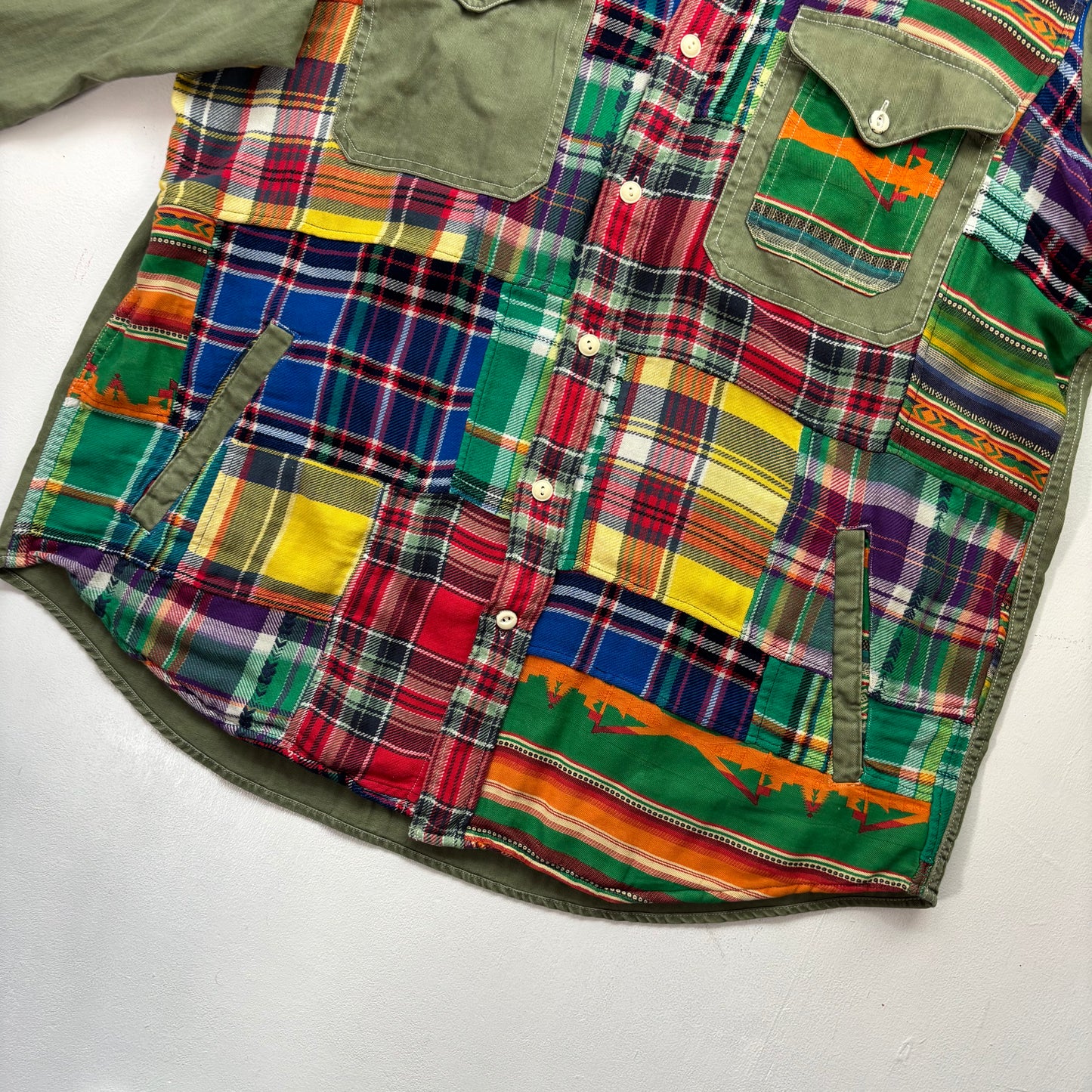 Polo Ralph Lauren Sportsman Wildlife Patch Patchwork  Shirt - XL