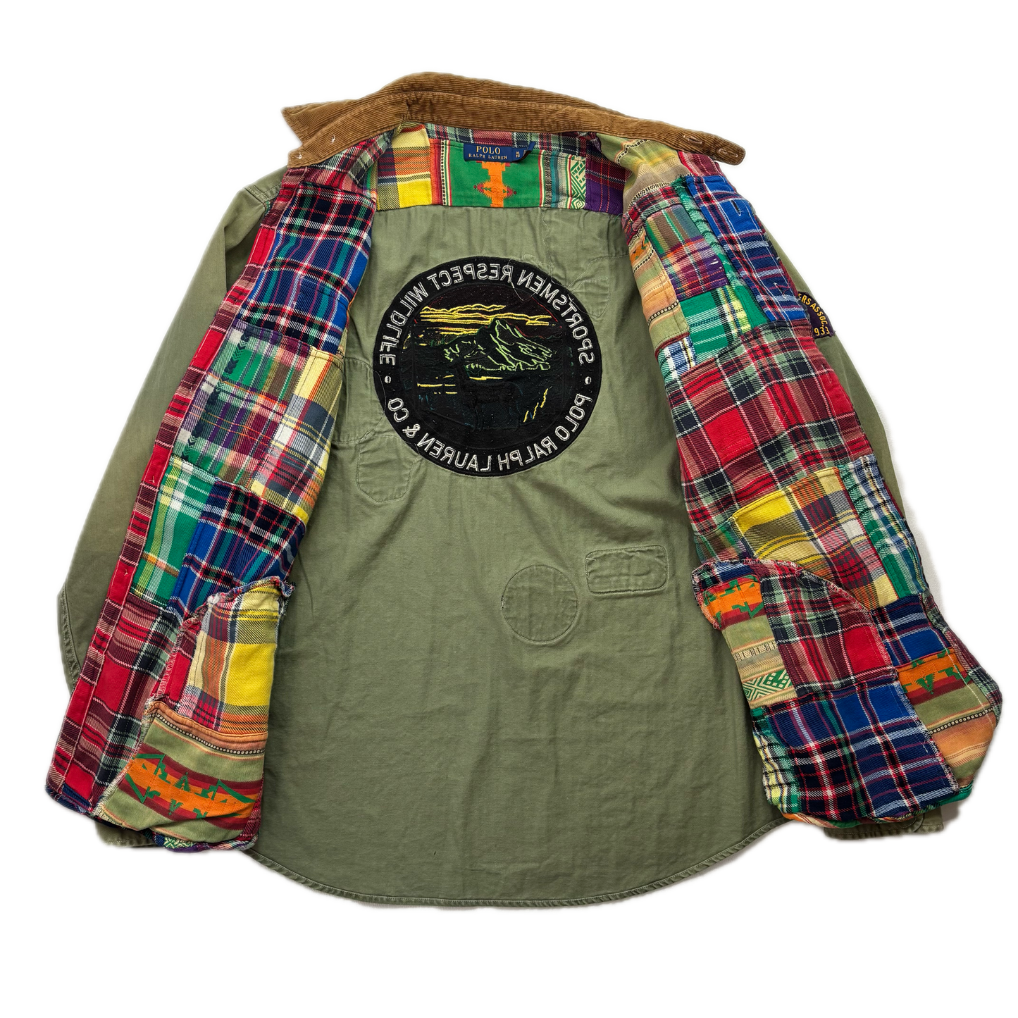 Polo Ralph Lauren Sportsman Wildlife Patch Patchwork  Shirt - XL