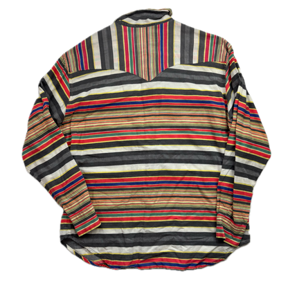 Polo Country Serape Striped Western Shirt - M