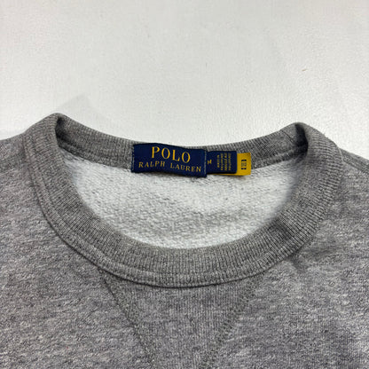 Polo Ralph Lauren Grey Bulldog Collegiate Patches PRLFC Sweatshirt - M