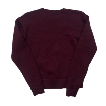 Lauren Hand Burgundy Dog Jumper (Cotton) - S