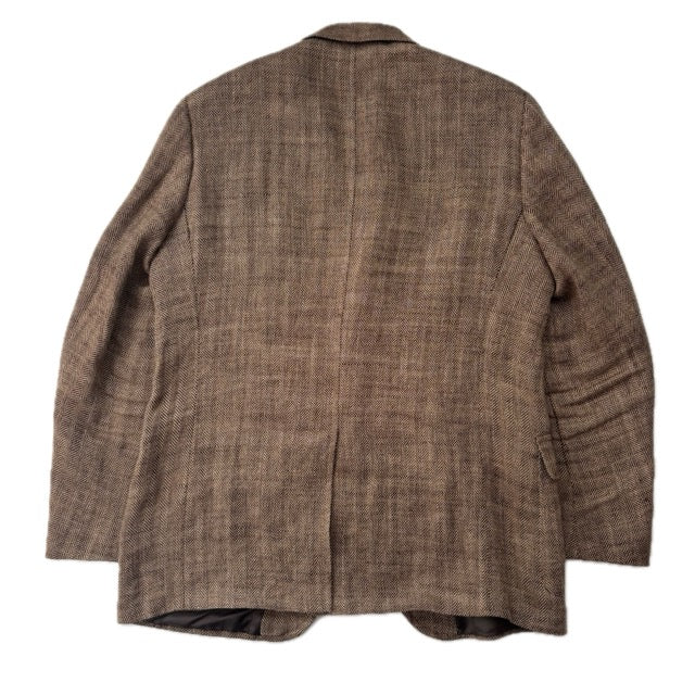 Polo Ralph Lauren Brown Herringbone Blazer (Flax) - 44L