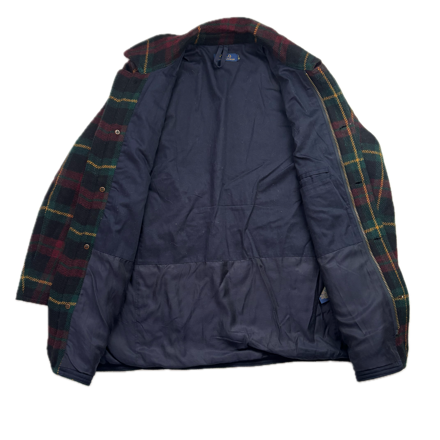 Polo Ralph Lauren Tartan Plaid Hunting Field Jacket (Wool Alpaca) - M/L