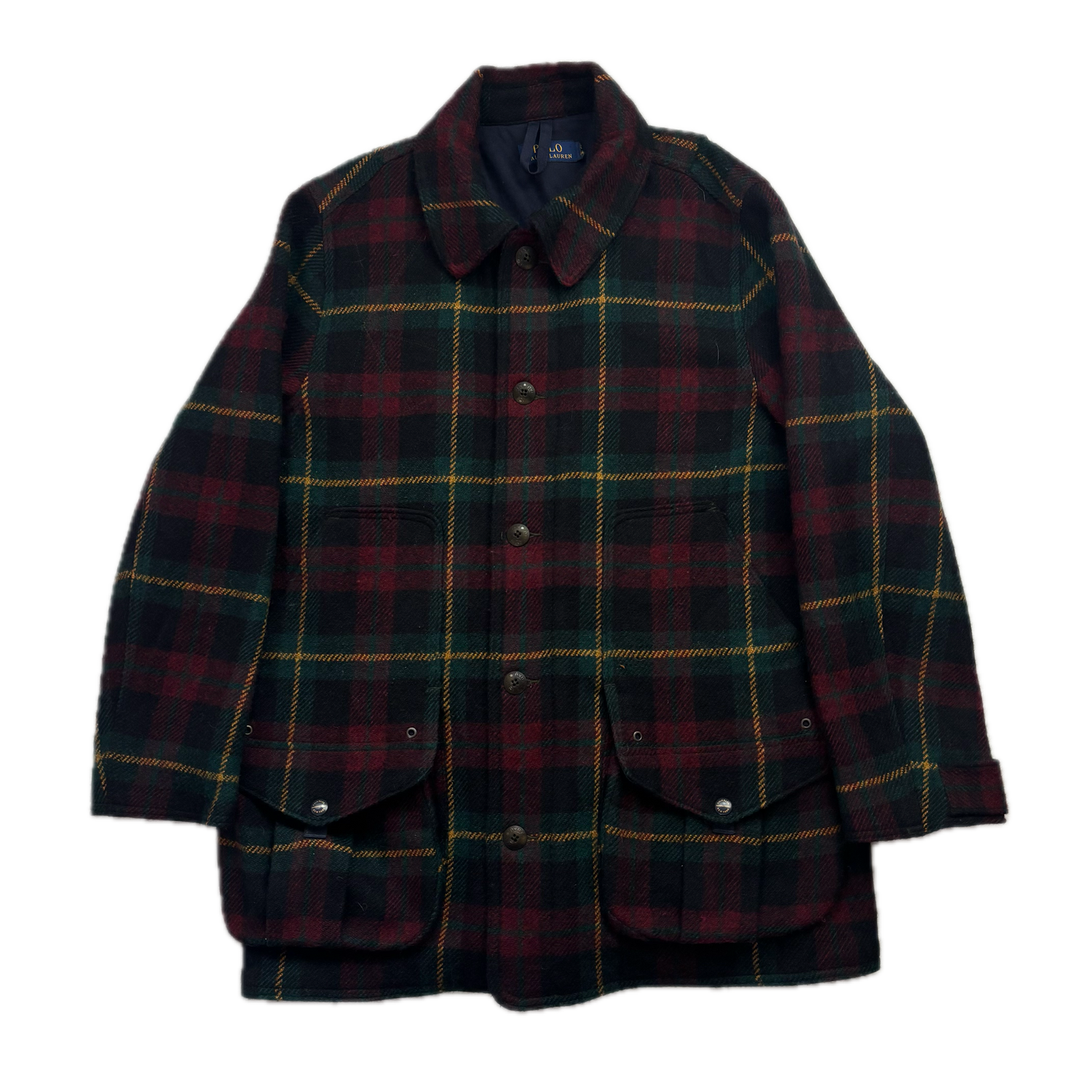 Polo Ralph Lauren Tartan Plaid Hunting Field Jacket (Wool Alpaca) - M/L