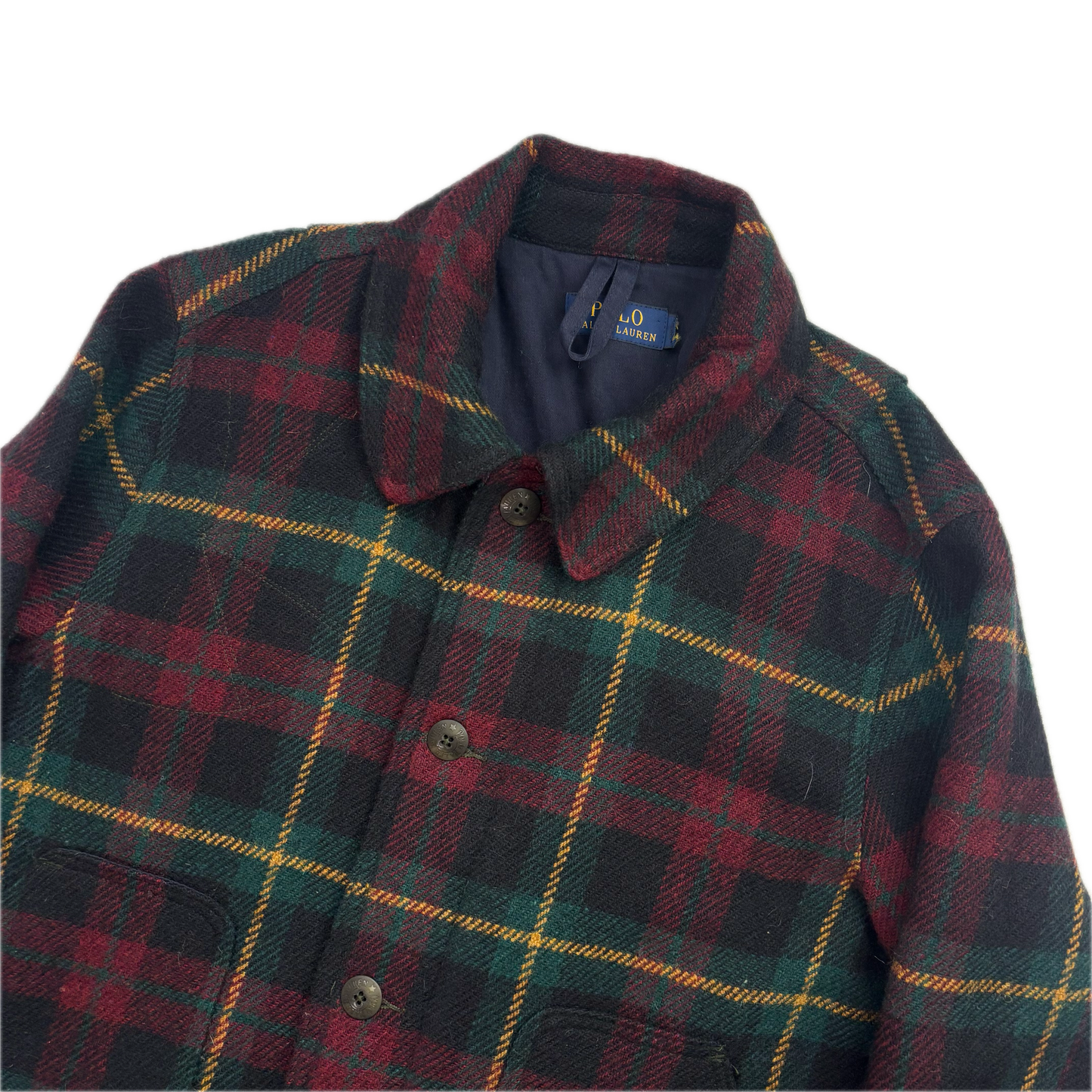 Polo Ralph Lauren Tartan Plaid Hunting Field Jacket (Wool Alpaca) - M/L
