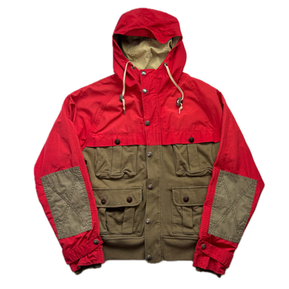 Polo Ralph Lauren Red Brown Mountain Parka Jacket Hooded - M