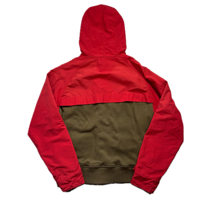 Polo Ralph Lauren Red Brown Mountain Parka Jacket Hooded - M