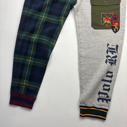 Polo Ralph Lauren Varsity Patchwork Blackwatch Joggers Track Pants - XXL