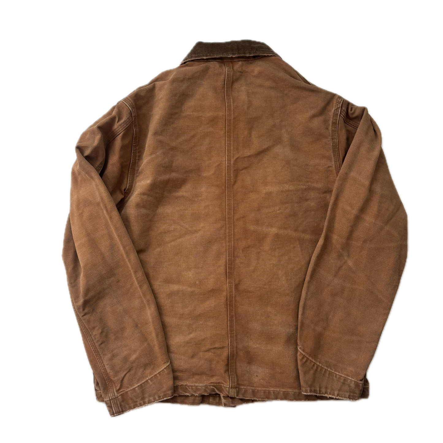 Polo Country Tan Chore Coat Workwear Jacket Distressed - S