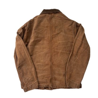 Polo Country Tan Chore Coat Workwear Jacket Distressed - S