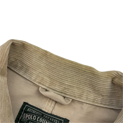 Polo Country Beige Chore Coat Workwear Jacket - L