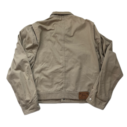 Polo Country Beige Chore Coat Workwear Jacket - L