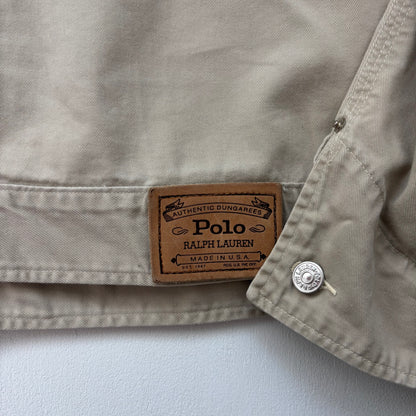 Polo Country Beige Chore Coat Workwear Jacket - L
