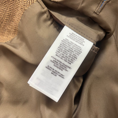 Polo Ralph Lauren Brown Herringbone Blazer (Wool Polyester Nylon) - 42R