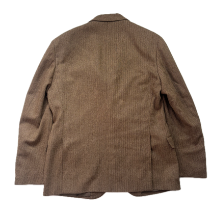 Polo Ralph Lauren Brown Herringbone Blazer (Wool Polyester Nylon) - 42R