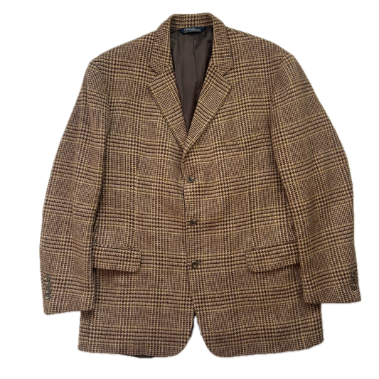Polo Ralph Lauren Brown Glen Plaid Blazer (Wool) - 46R