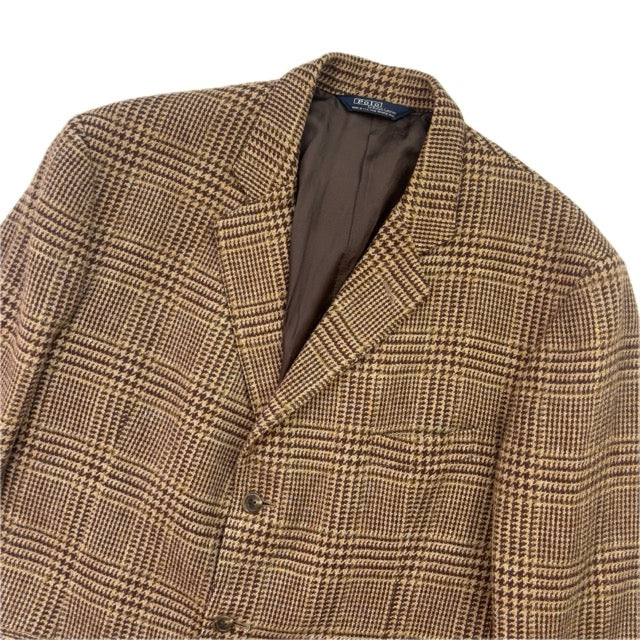 Polo Ralph Lauren Brown Glen Plaid Blazer (Wool) - 46R