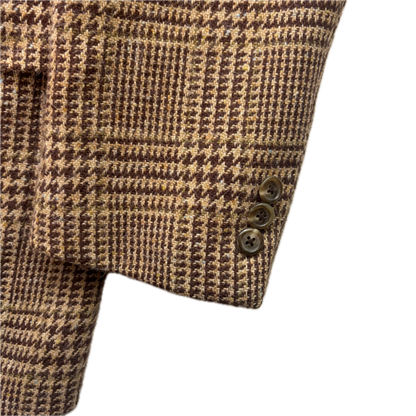 Polo Ralph Lauren Brown Glen Plaid Blazer (Wool) - 46R